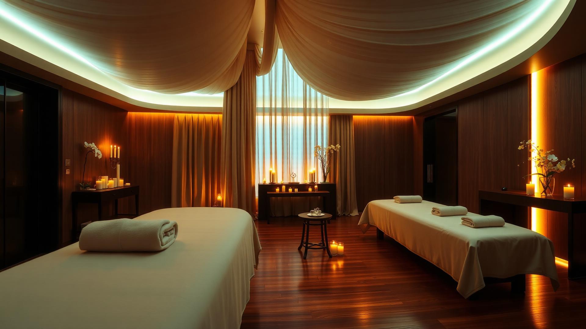Luxury spa interior